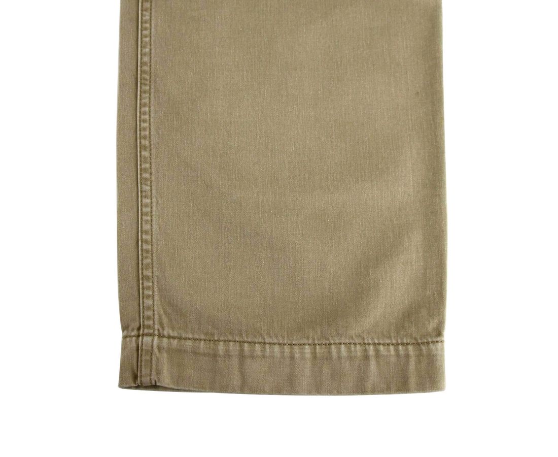 Gucci Light Brown Washed Cotton Pant Gucci Print