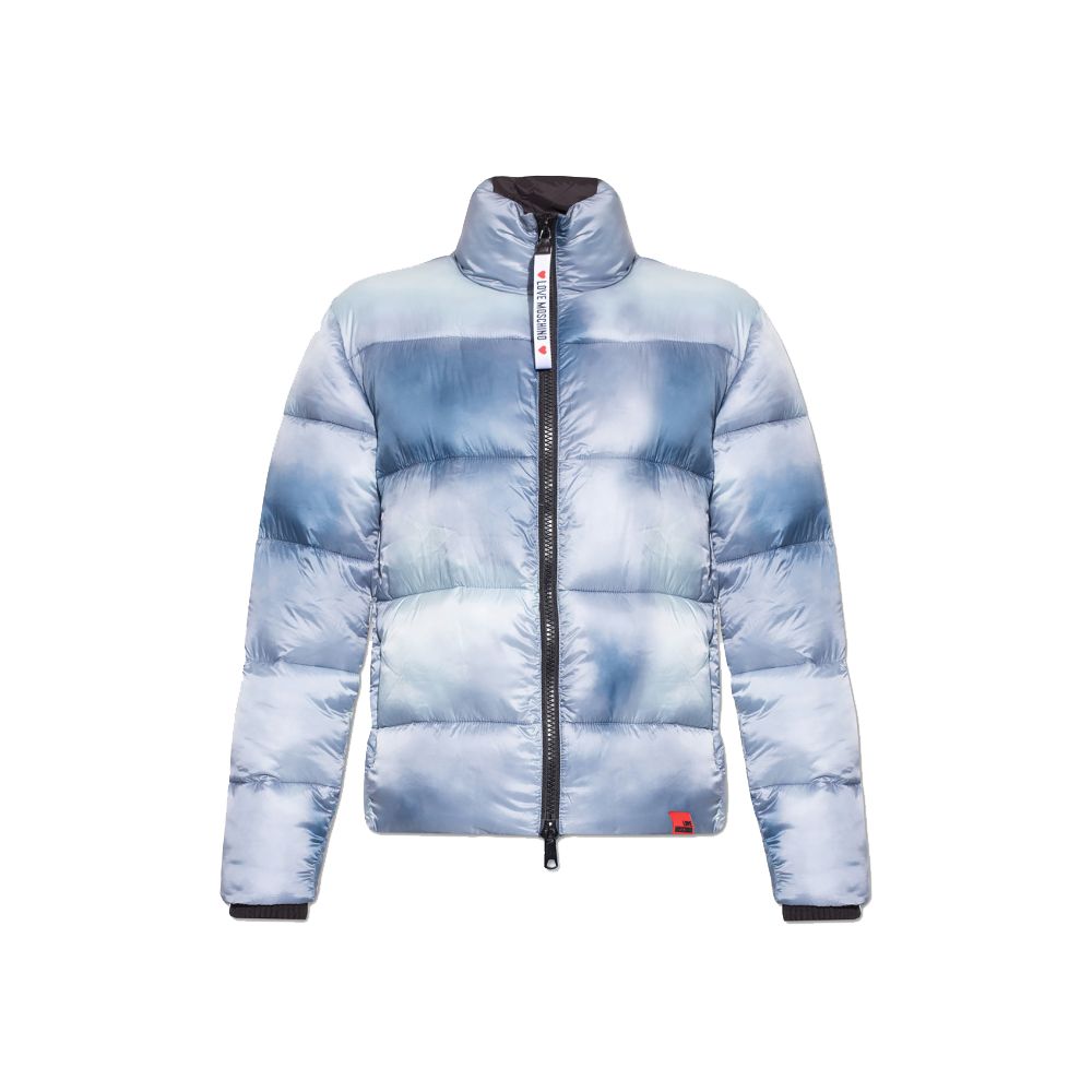 LOVE MOSCHINO Light Blue Polyester Women Jacket