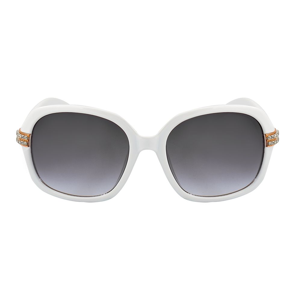 GUESS White Resin Sunglasses