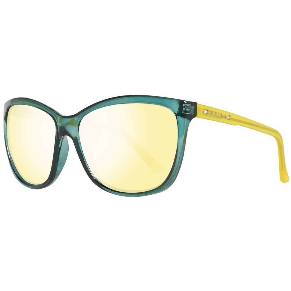 GUESS Green Plastic Sunglasses