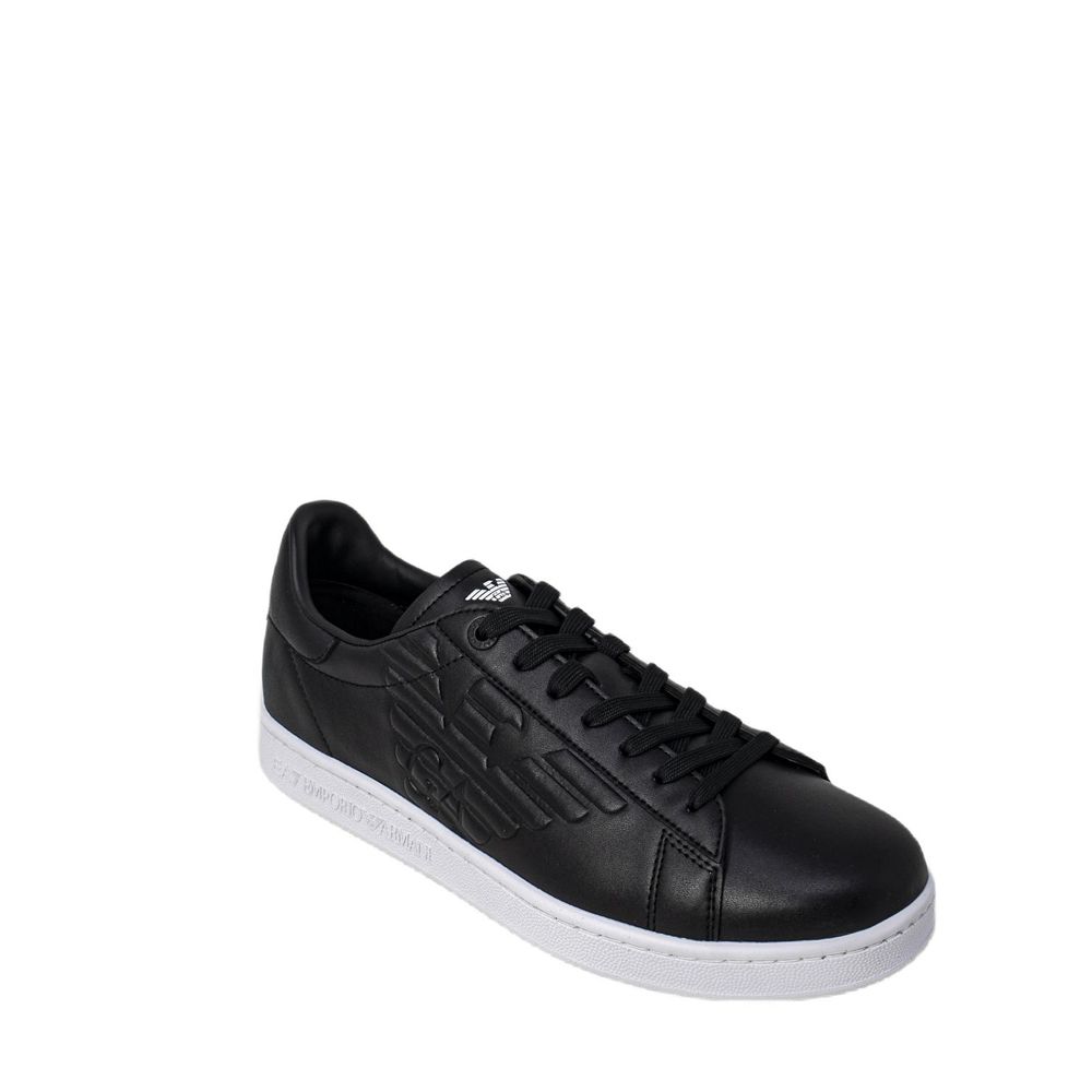 Armani EA7 Emporio Black And White Polyethylene Sneaker