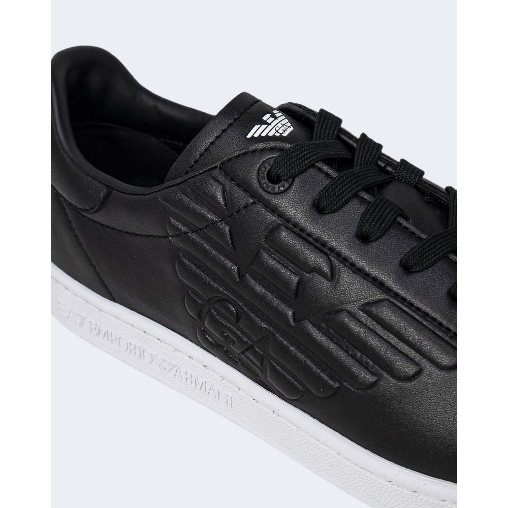 Armani EA7 Emporio Black And White Polyethylene Sneaker