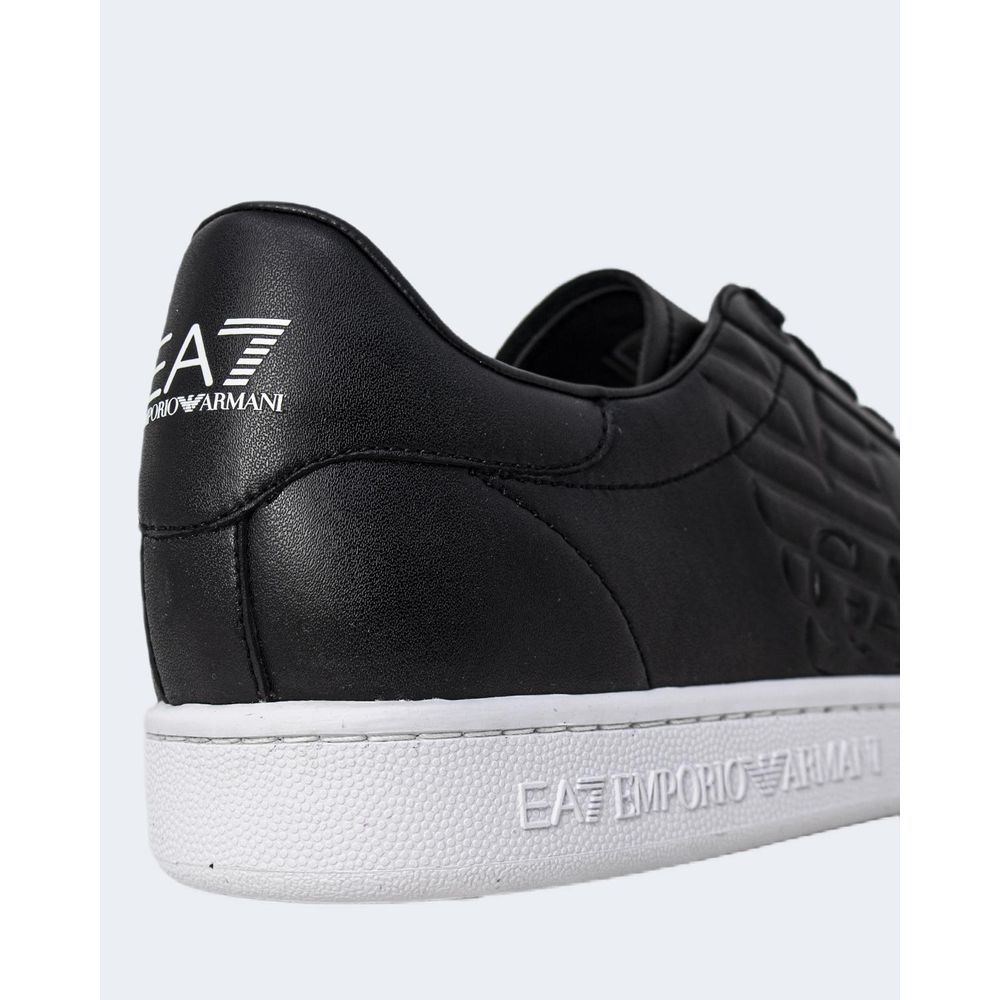 Armani EA7 Emporio Black And White Polyethylene Sneaker