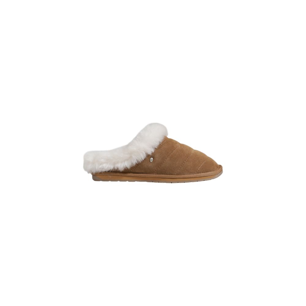 Emu Australia Brown Suede Leather Slipper