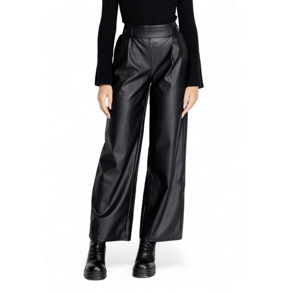 Jacqueline de Yong Black Polyester Pant