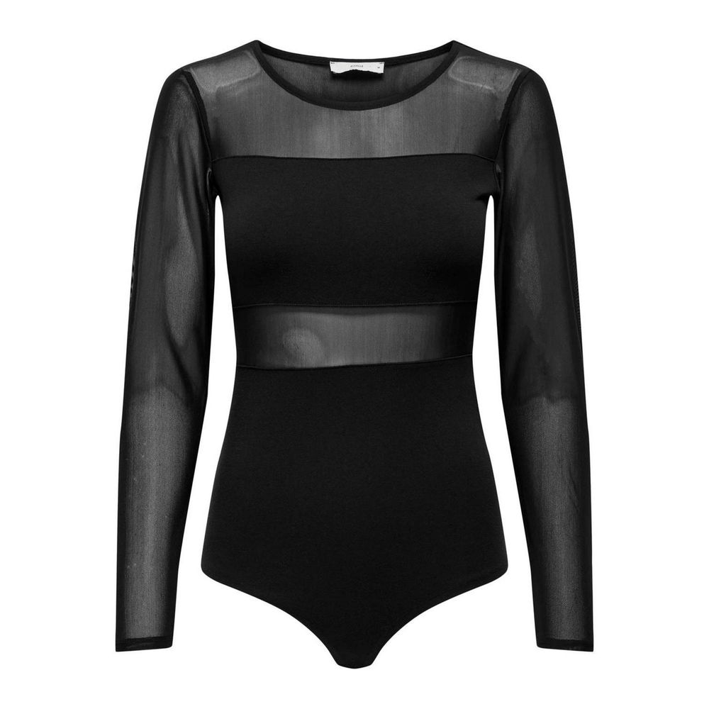 ONLY Black Cotton Bodysuit