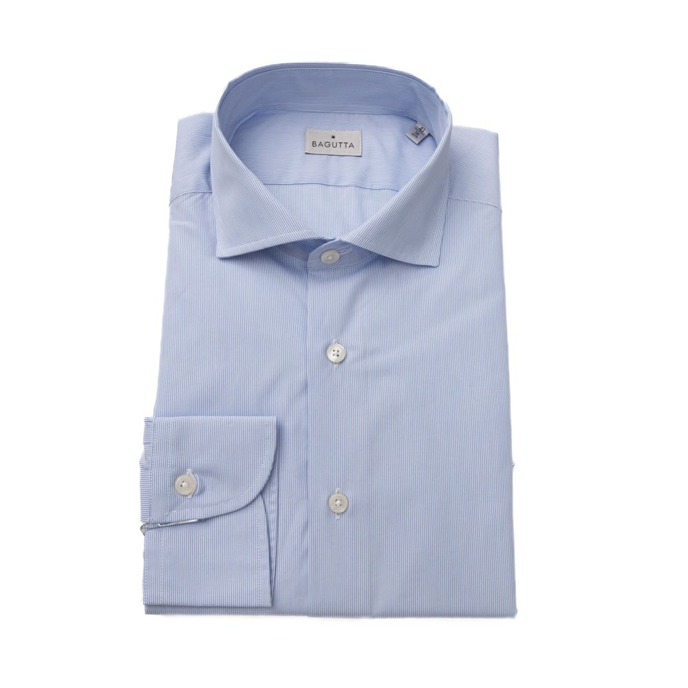 Bagatt Light Blue Cotton Men Shirt