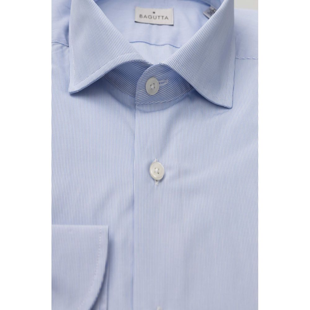 Bagatt Light Blue Cotton Men Shirt