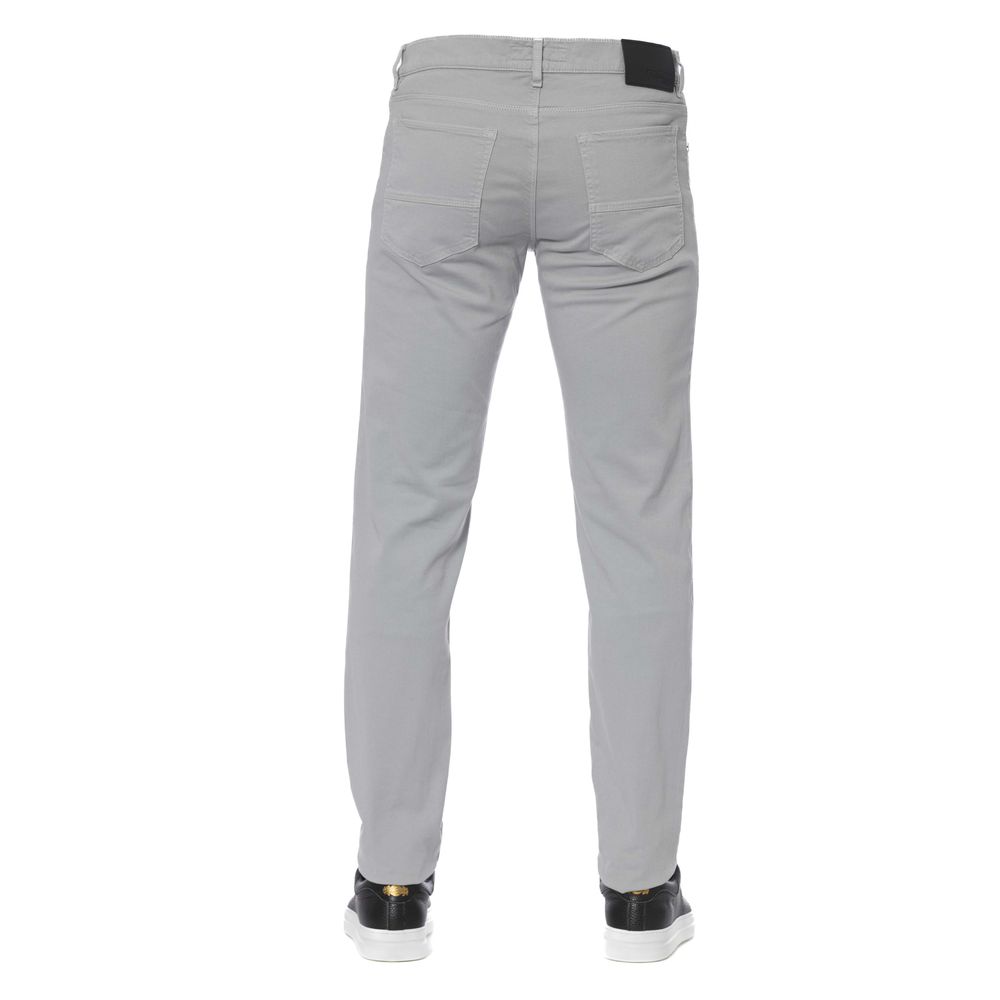 Trussardi jeans Gray Cotton Men Jeans