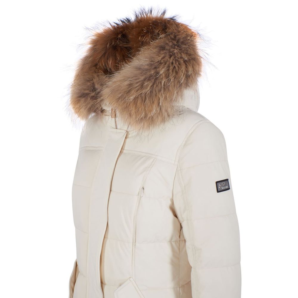 Zee Lane White Nylon Jackets & Coat
