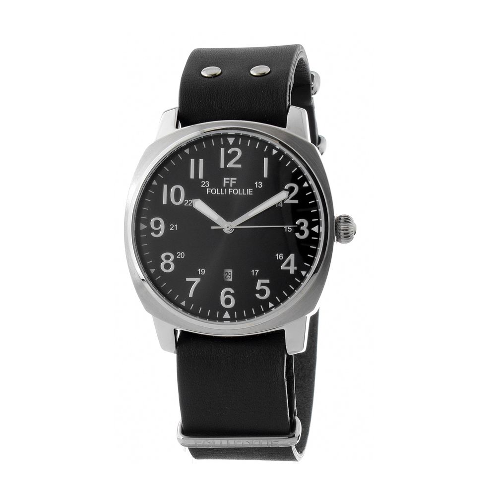 Dolci Follie Black Leather Watch