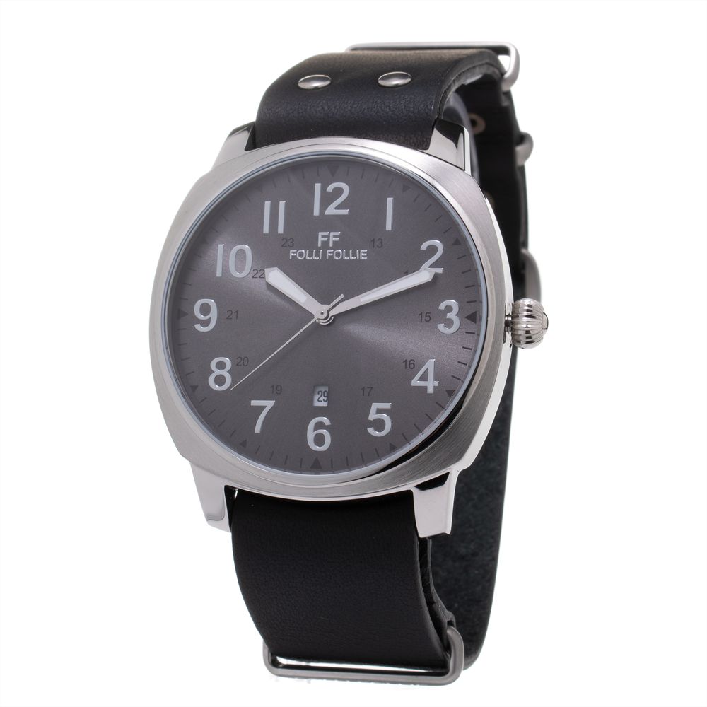 Dolci Follie Black Leather Watch