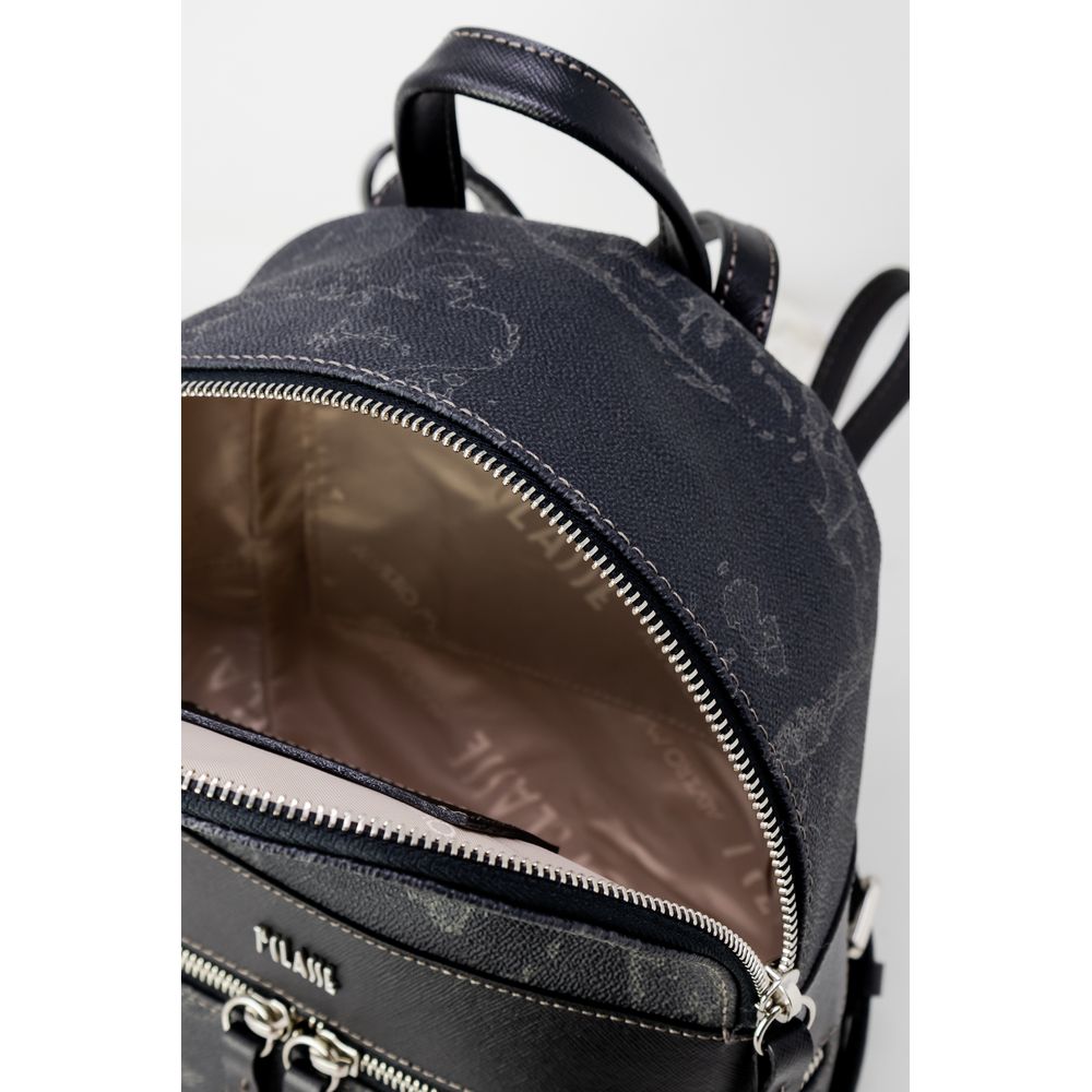 ALVIERO MARTINI 1a CLASSE Black Leather Backpack