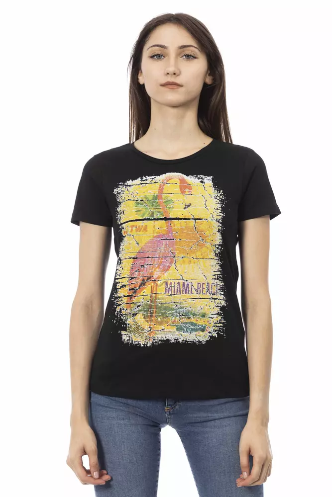 Trussardi Black Cotton Women T-Shirt