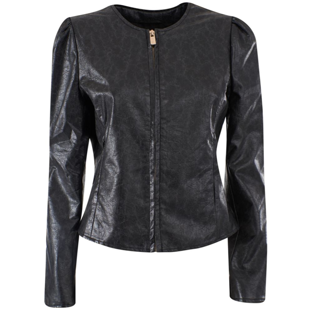 Zee Lane Black Polyethylene Jackets & Coat