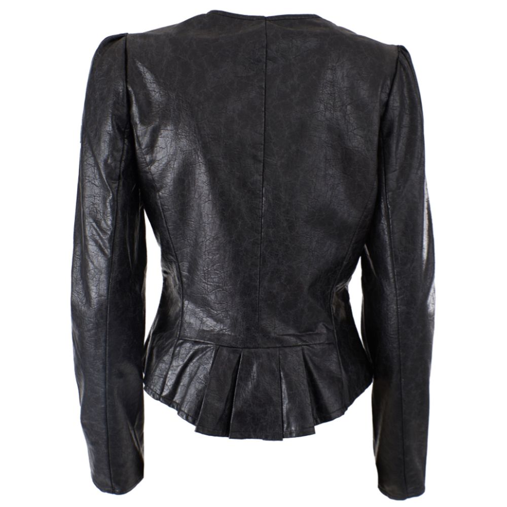 Zee Lane Black Polyethylene Jackets & Coat