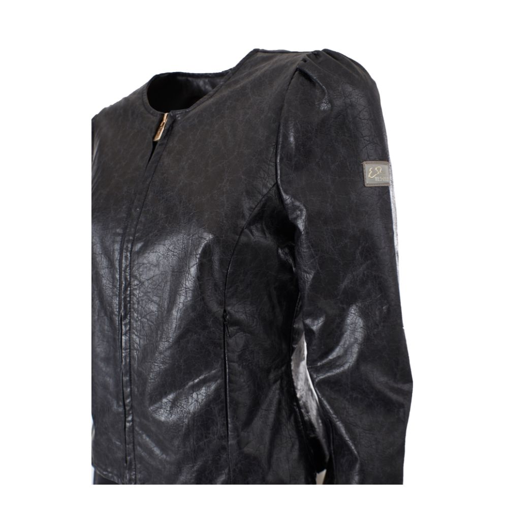 Zee Lane Black Polyethylene Jackets & Coat