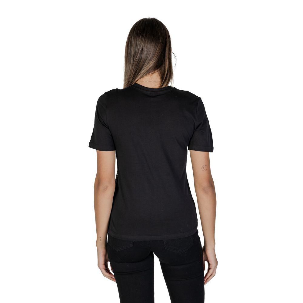 ONLY Black Cotton T-Shirt
