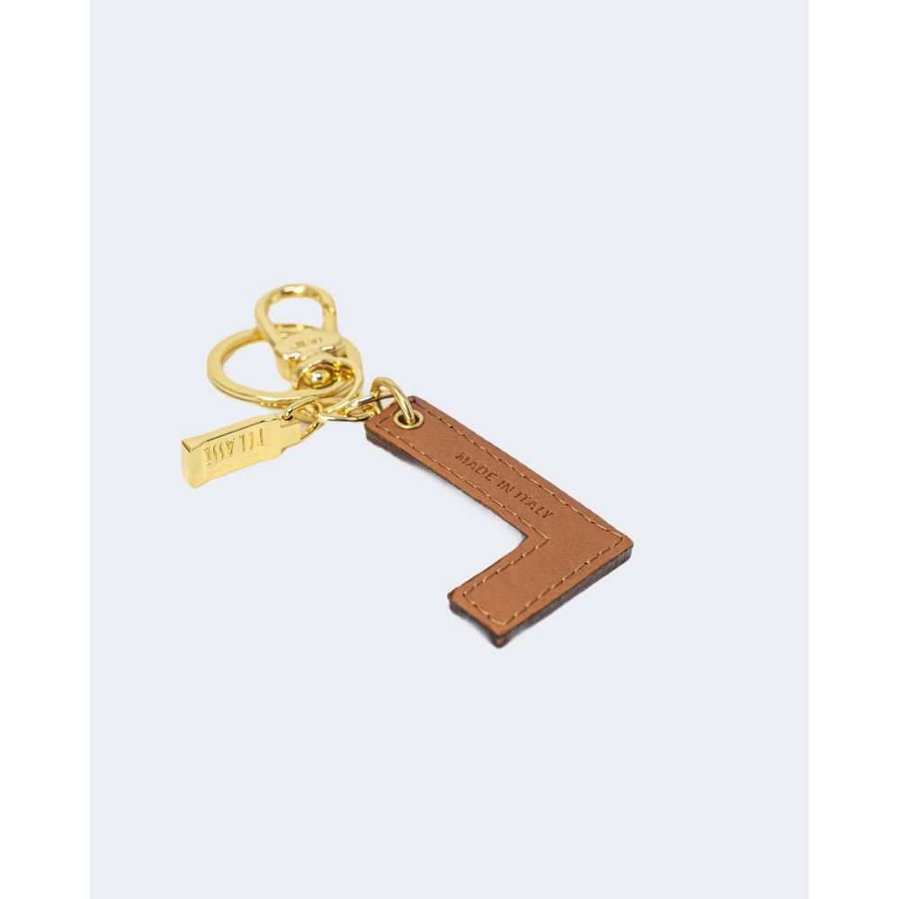 ALVIERO MARTINI 1a CLASSE Beige Leather Keychain