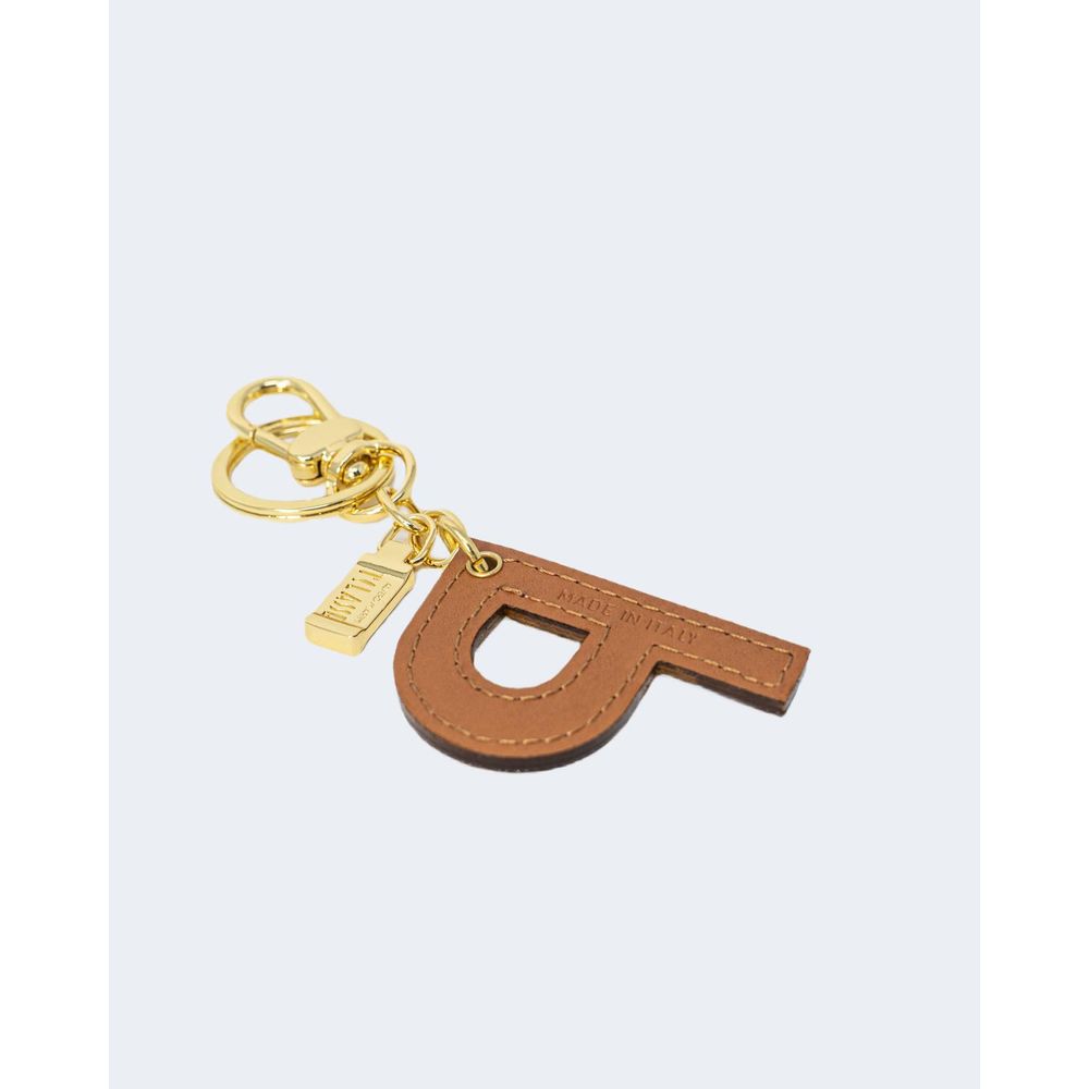 ALVIERO MARTINI 1a CLASSE Beige Leather Keychain