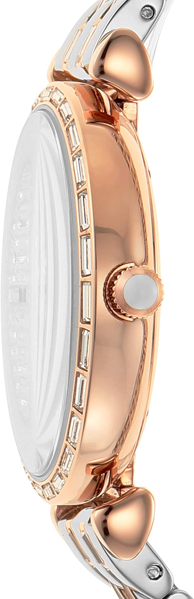 Armani Emporio Elegant Two-Tone Crystal Pave Watch