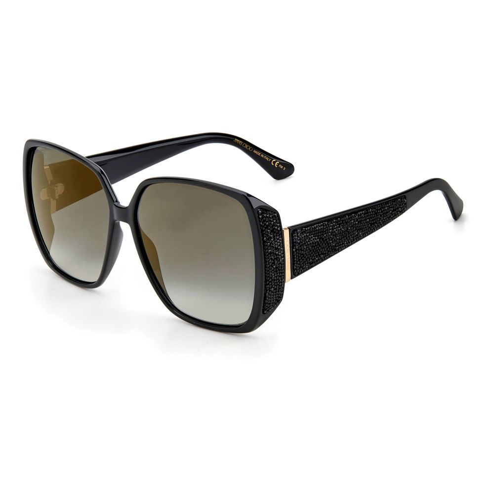 Jimmy Choo Eyewear Black Plastic Sunglasses