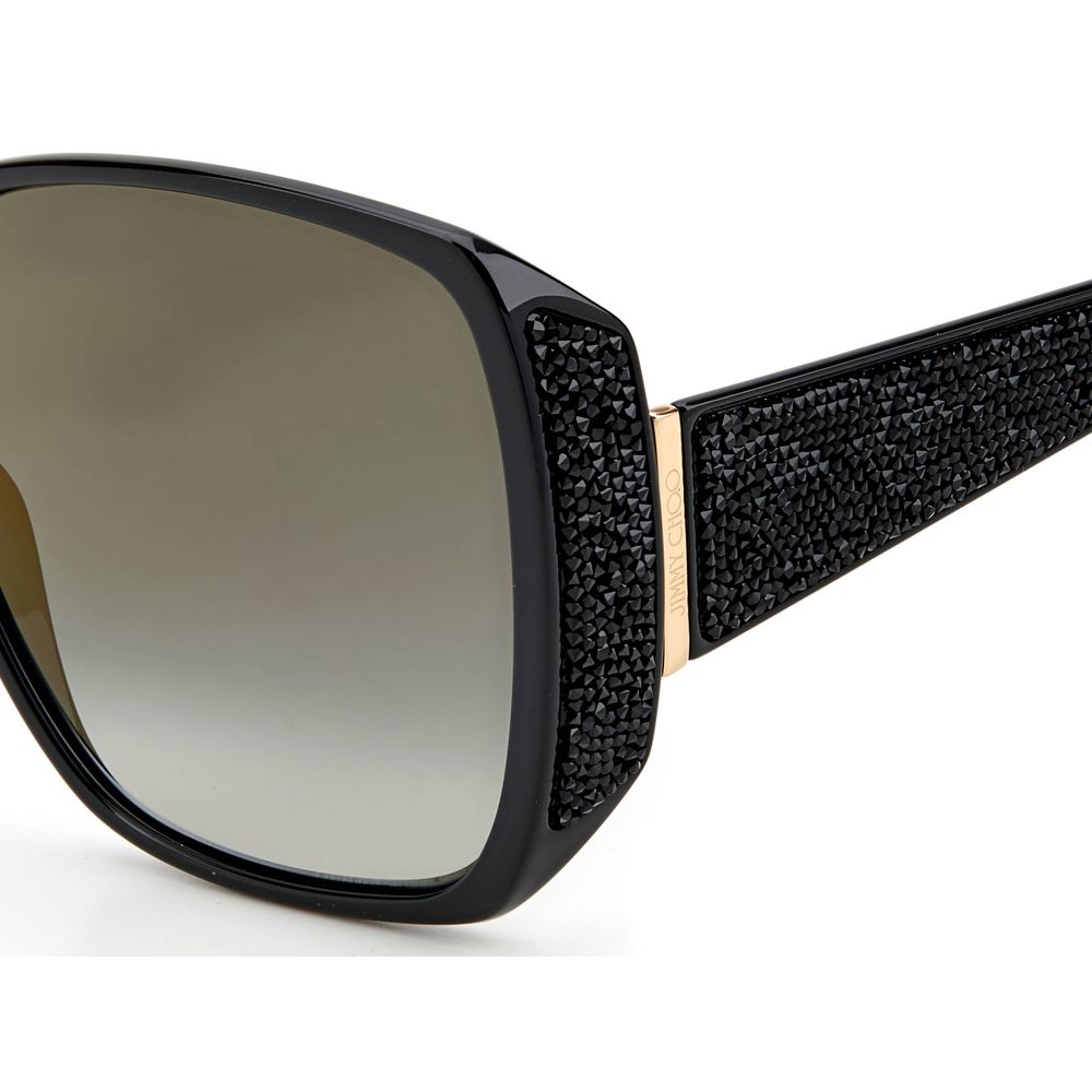Jimmy Choo Eyewear Black Plastic Sunglasses