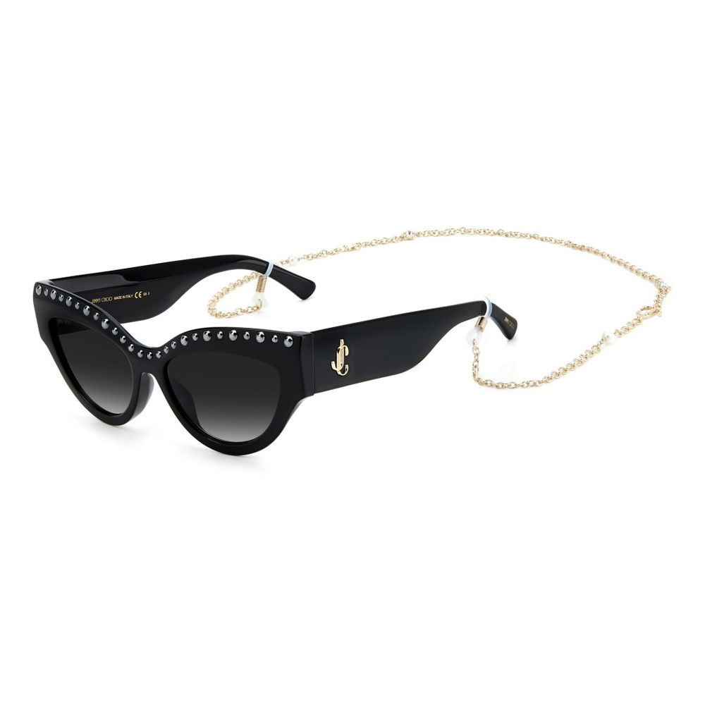 Jimmy Choo Eyewear Black Acetate Sunglasses