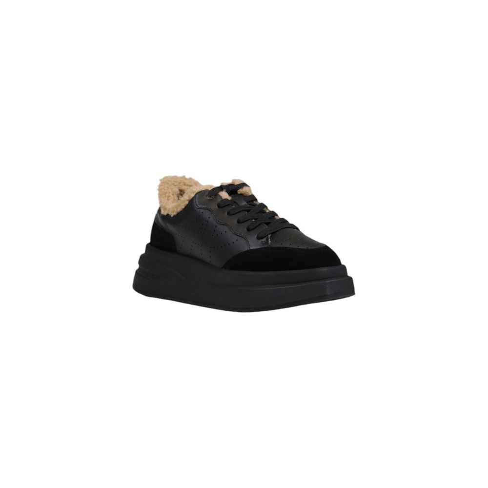 Ash Black And White Leather Sneaker