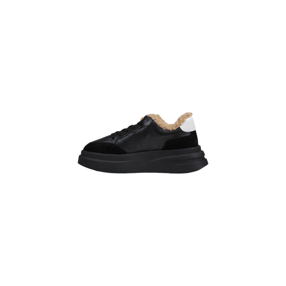 Ash Black And White Leather Sneaker