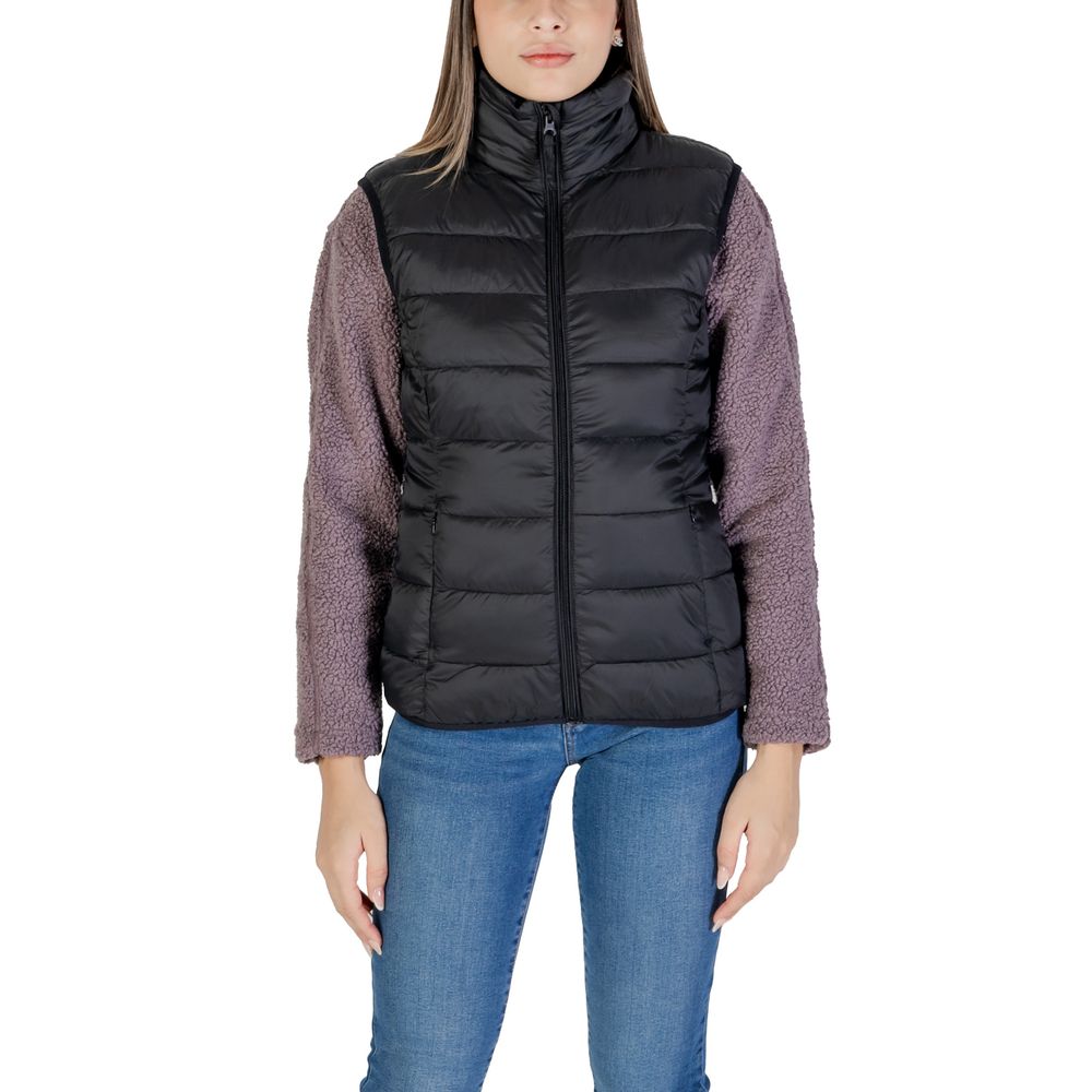 b.young Black Nylon Sleveless Jacket