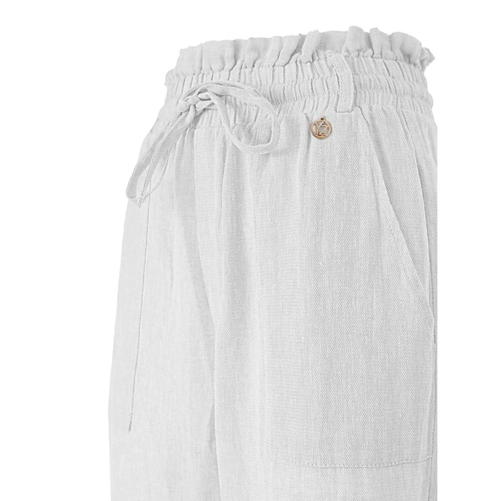 Zee Lane White Linen Jeans & Pant