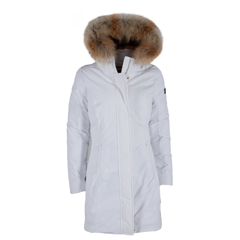 Zee Lane White Nylon Women's Jacket