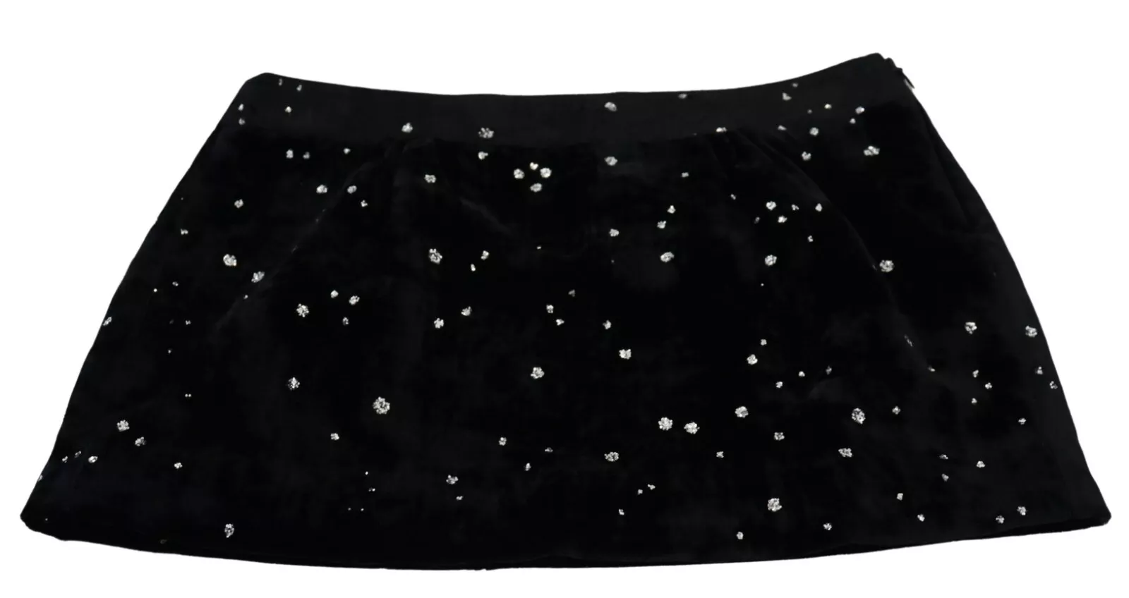 Dsquared2 Black Embellished Mid Waist A-line Mini Skirt