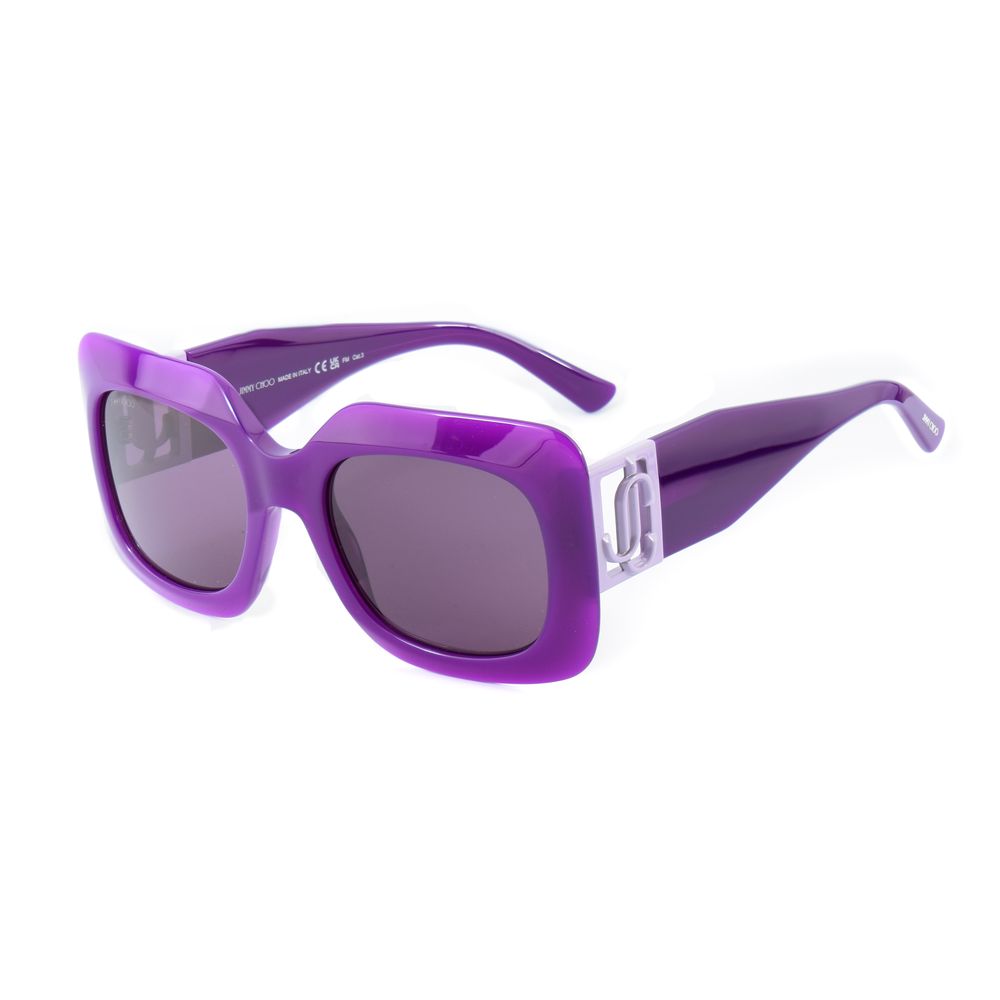 Jimmy Choo Eyewear Purple Resin Sunglasses