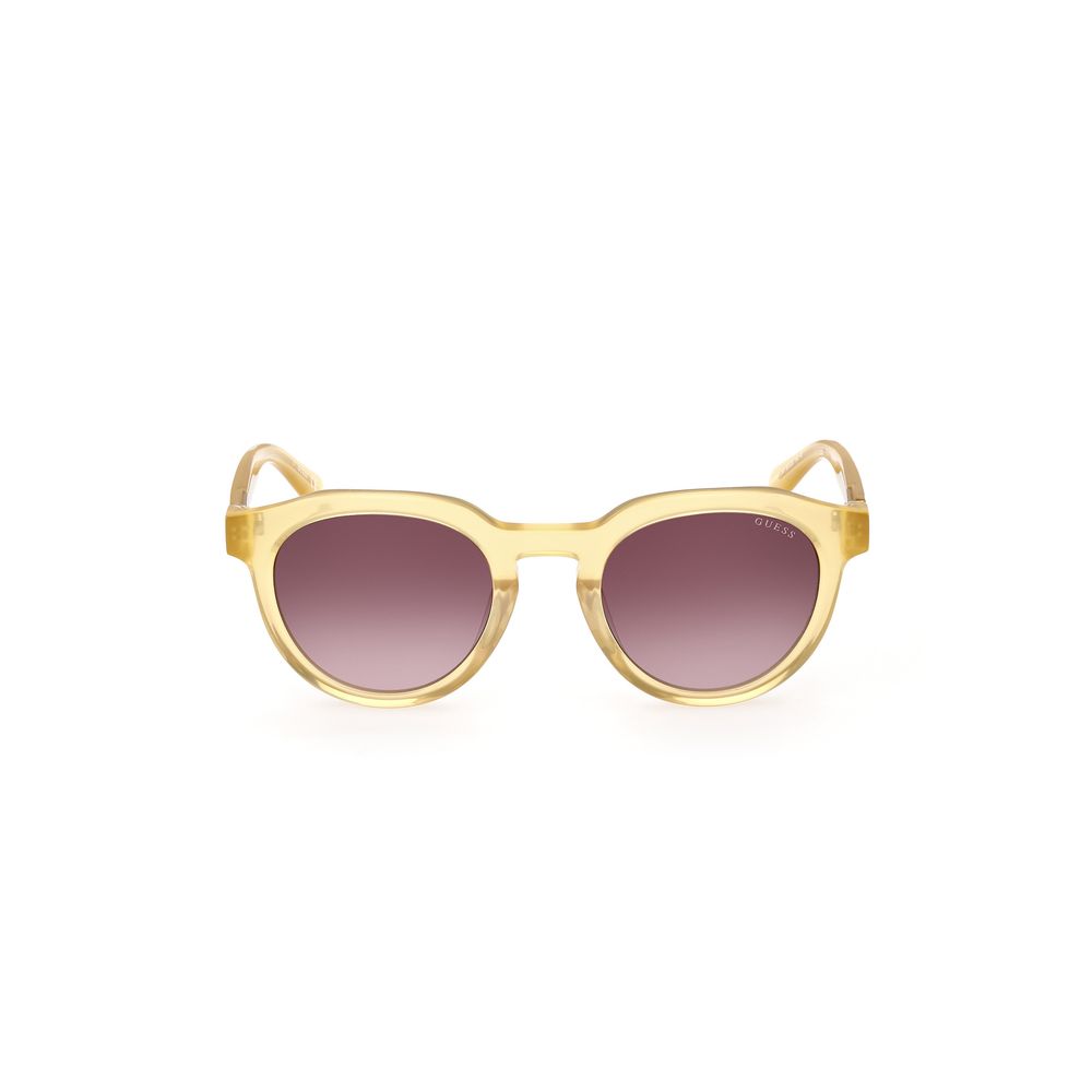 GUESS Yellow Plastic Sunglasses