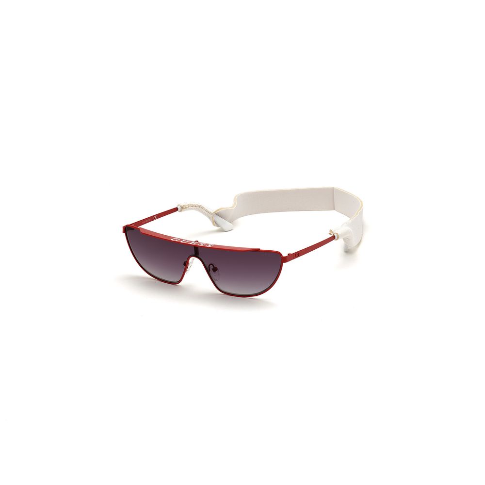 GUESS Red Metal Sunglasses