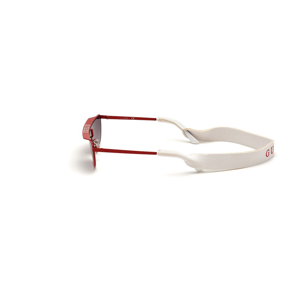 GUESS Red Metal Sunglasses