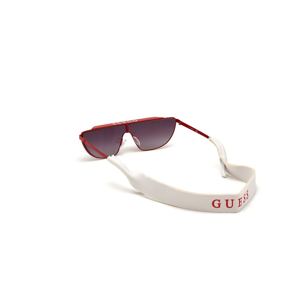 GUESS Red Metal Sunglasses