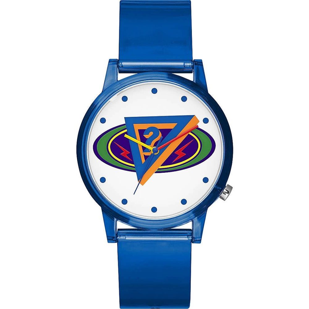GUESS Blue Resin Watch