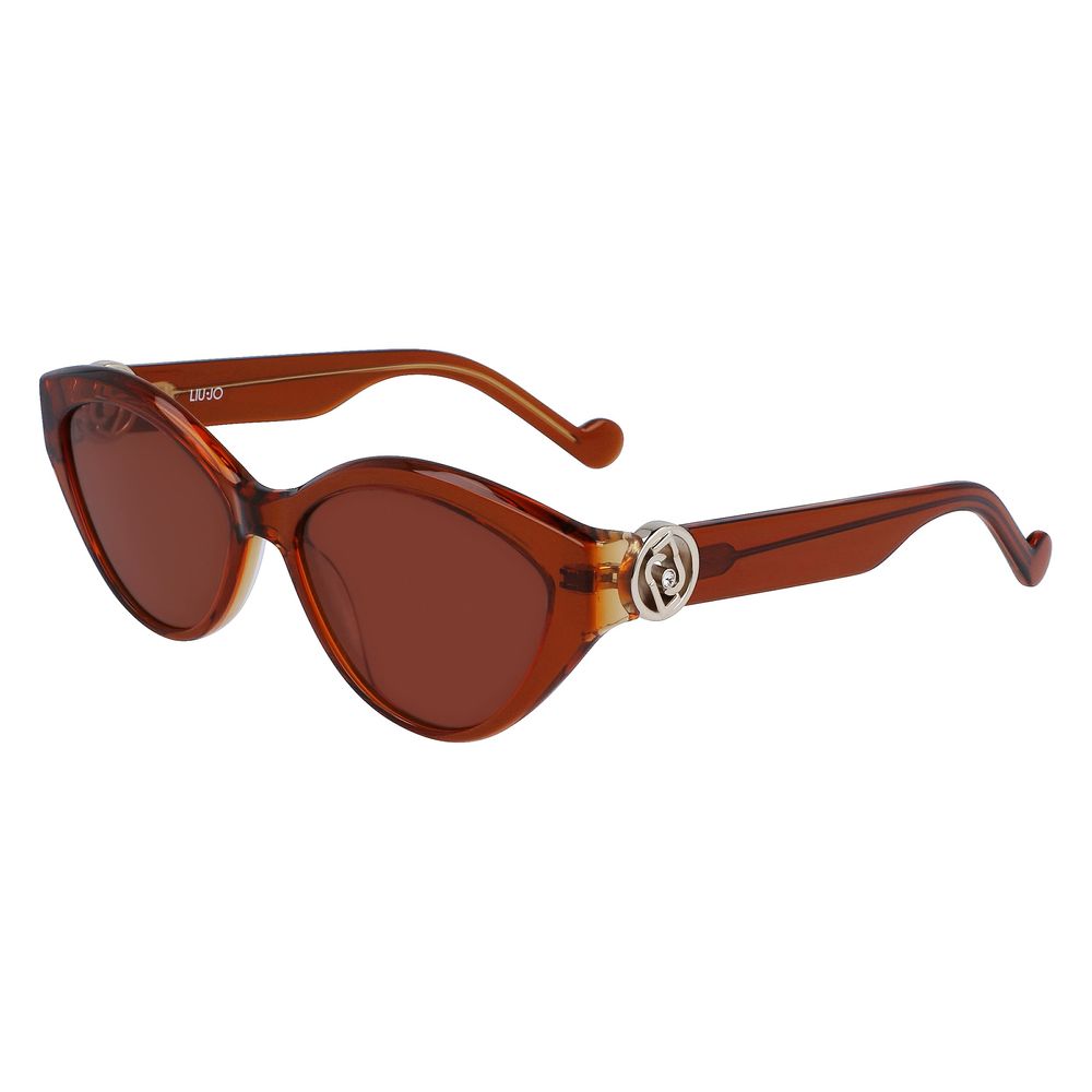 LIU JO Brown Acetate Sunglasses
