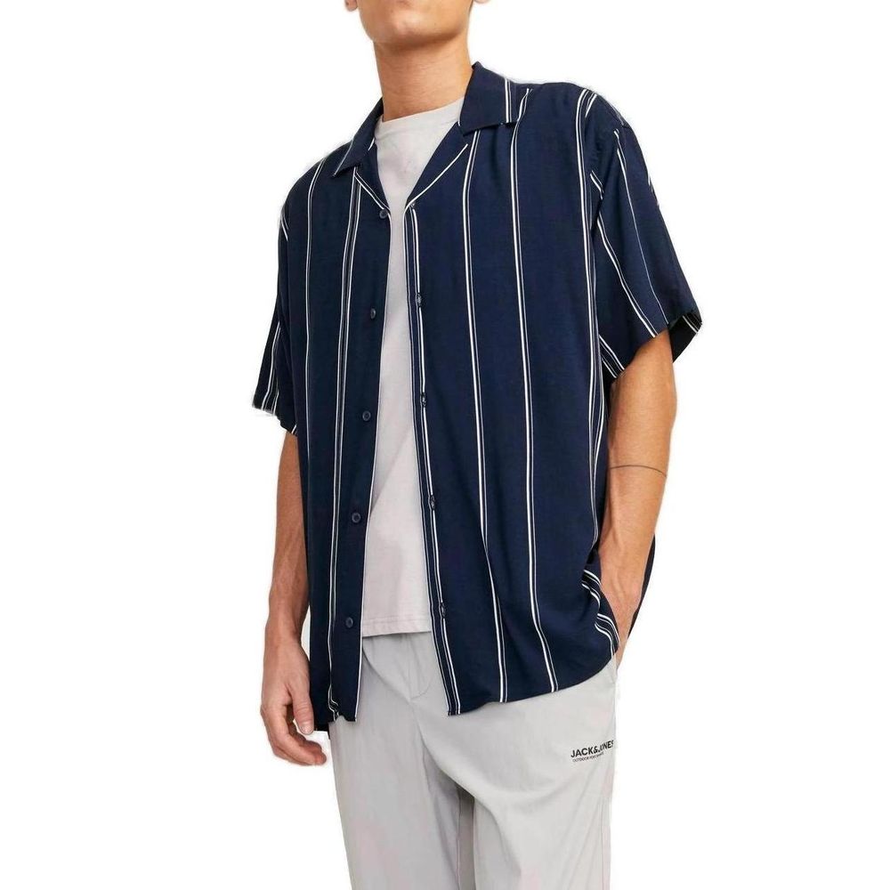 Jack & Jones Blue Viscose Shortsleeve
