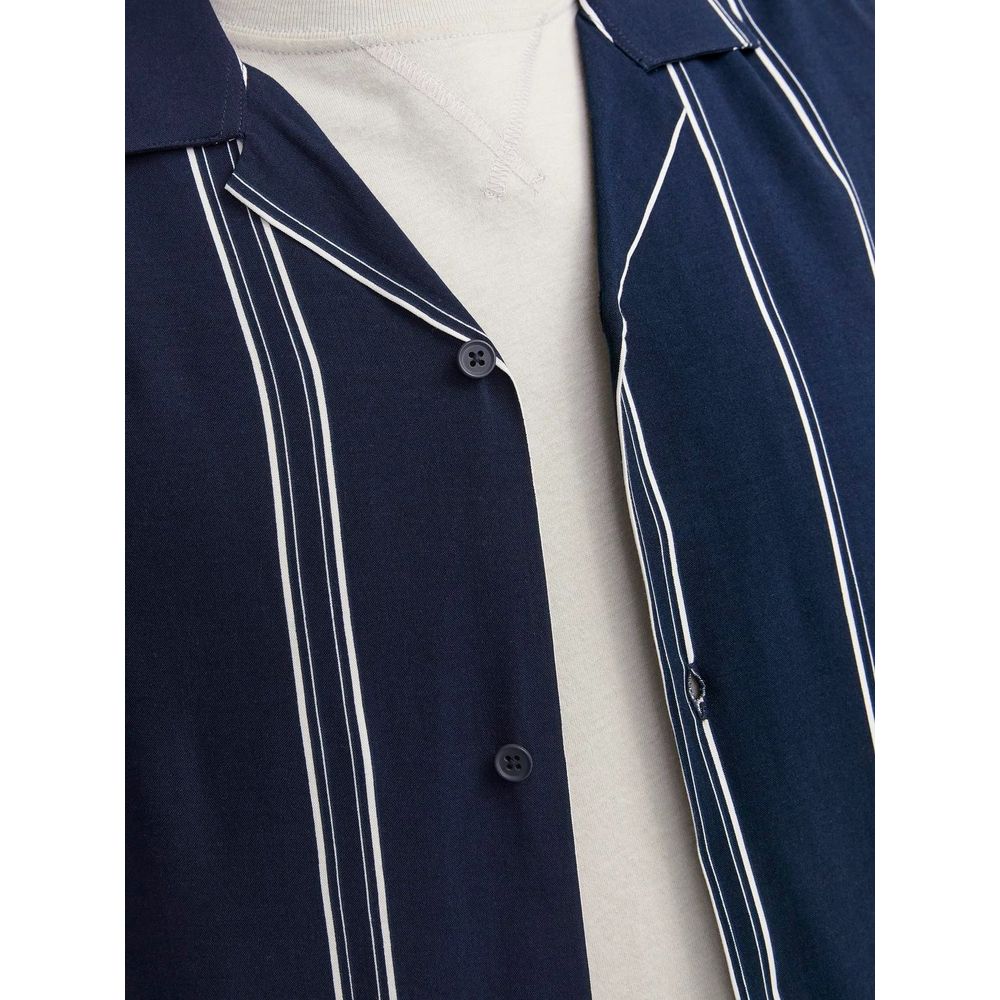 Jack & Jones Blue Viscose Shortsleeve