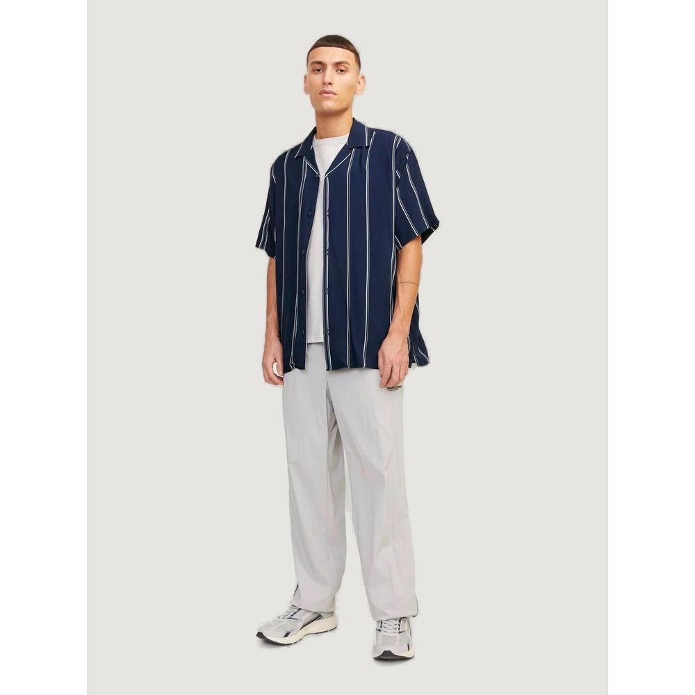 Jack & Jones Blue Viscose Shortsleeve