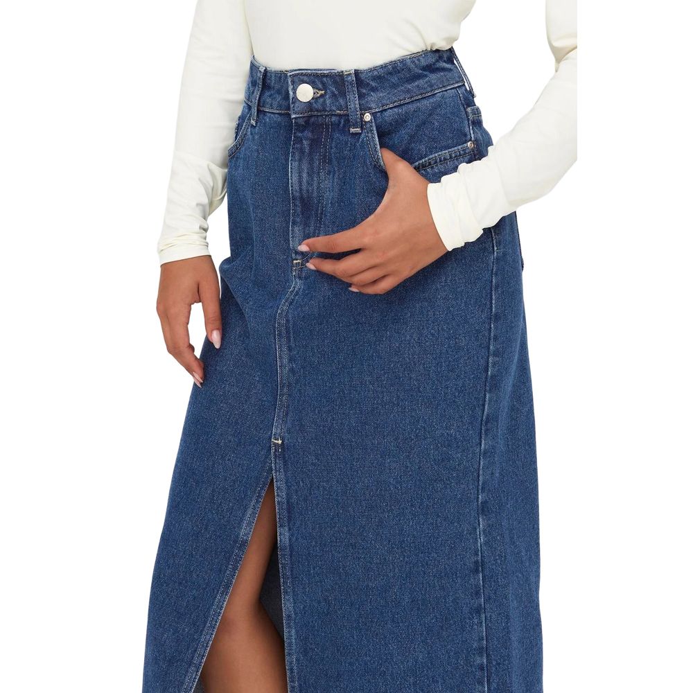 ONLY Blue Cotton Long