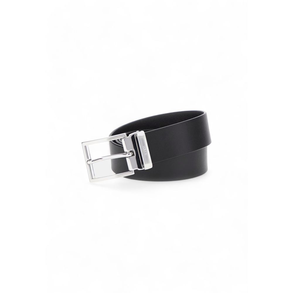 GUESS Black Leather Belt