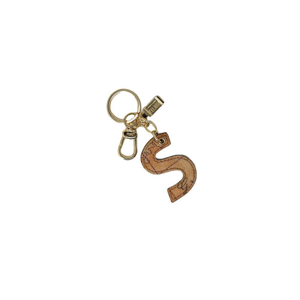 ALVIERO MARTINI 1a CLASSE Beige Cotton Keychain
