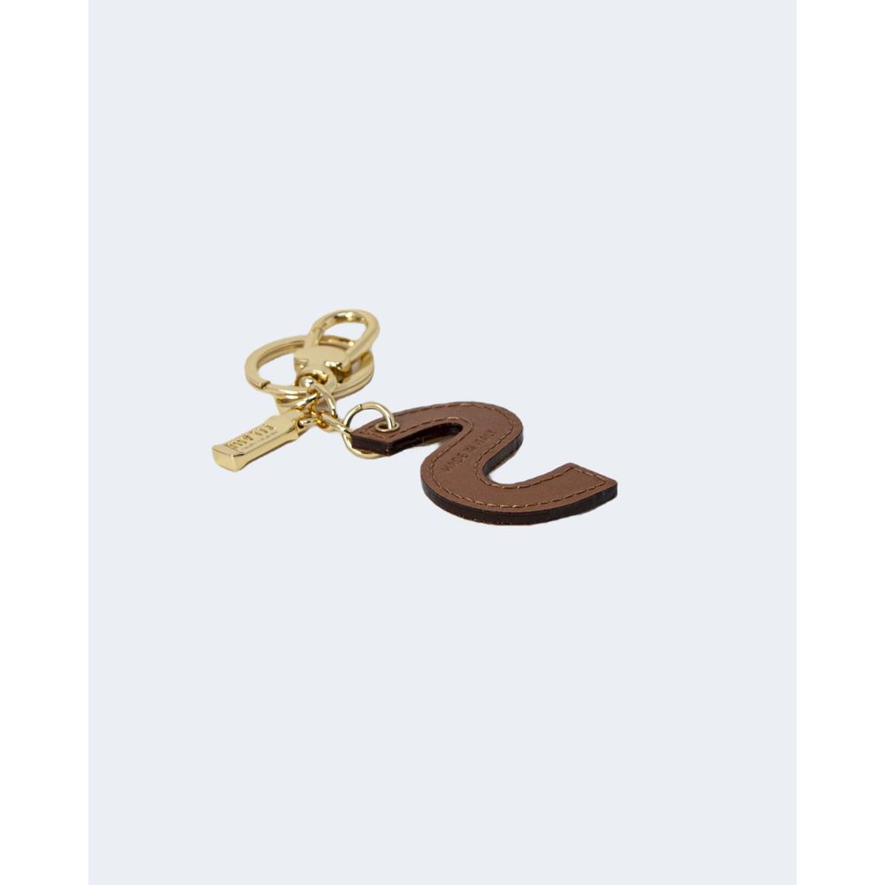 ALVIERO MARTINI 1a CLASSE Beige Cotton Keychain