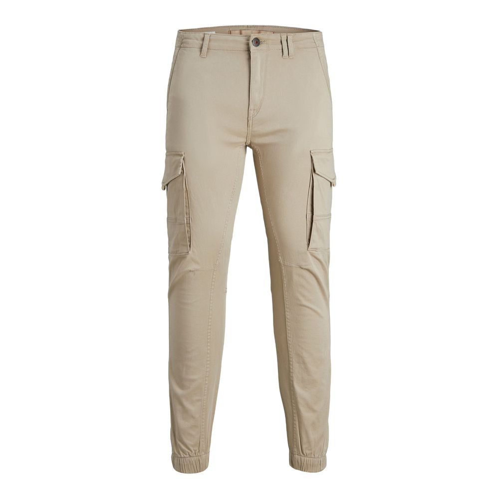 Jack & Jones Beige Cotton Pant