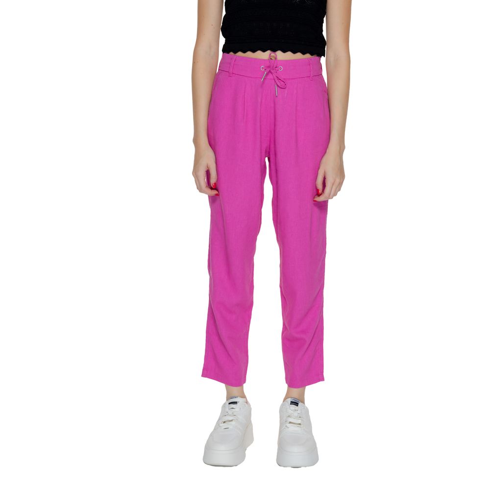 ONLY Multicolor Linen Pant
